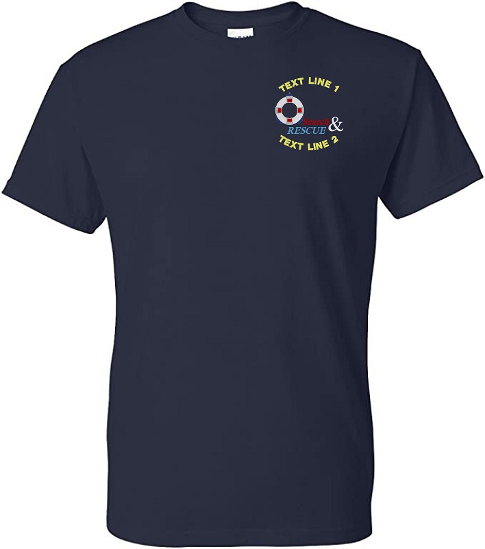 Water Search & Rescue Tee Embroidered #452 (image for) Water Search & Rescue Tee Embroidered #452