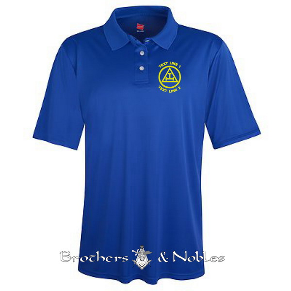 Royal Arch Mason Moisture Wicking Polo #754 (image for) Royal Arch Mason Moisture Wicking Polo #754