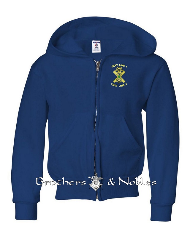 Knights of St. Andrew Full Zipper Hooded Sweat (image for) Knights of St. Andrew Full Zipper Hooded Sweat