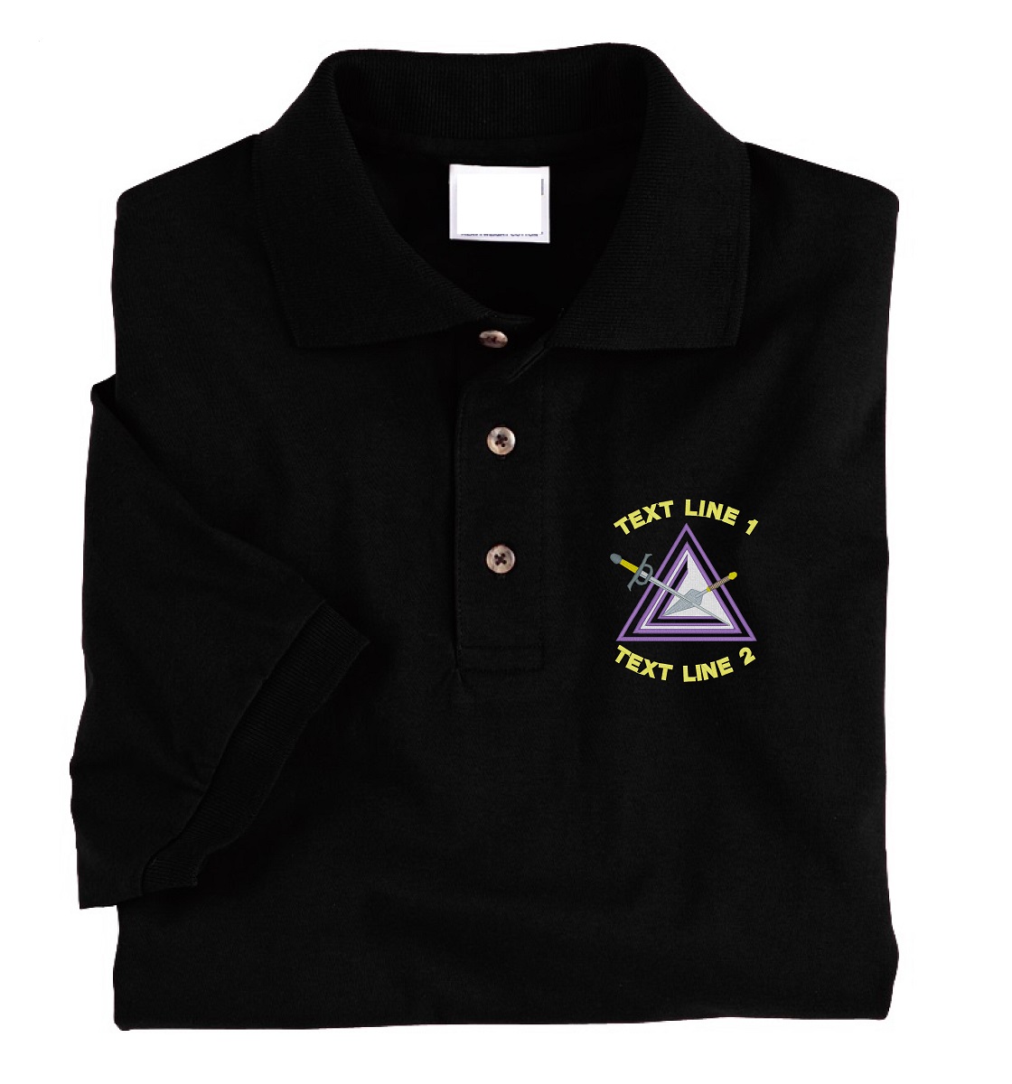 Cryptic Council Masonic Polo #871 (image for) Cryptic Council Masonic Polo #871