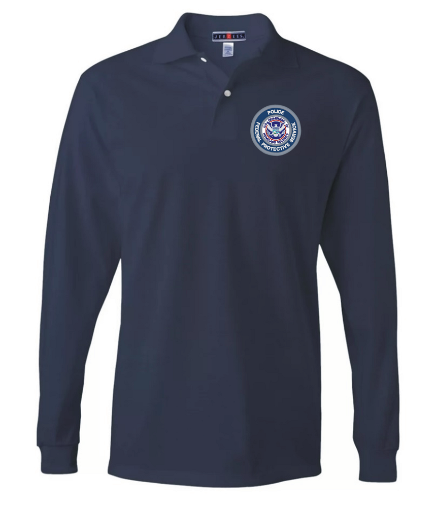 (image for) POLICE Federal Protective Service Polo Long Sleeve