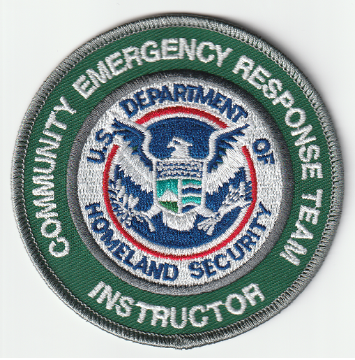 CERT Community Emergency Response Team Instructor Patch 3.5" (image for) CERT Community Emergency Response Team Instructor Patch 3.5"