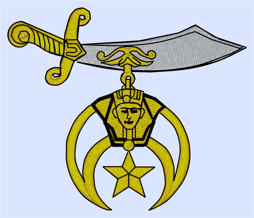 Shriner Embroidery #088 (image for) Shriner Embroidery #088