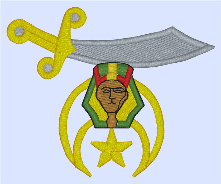 Shriner Embroidery #787 (image for) Shriner Embroidery #787