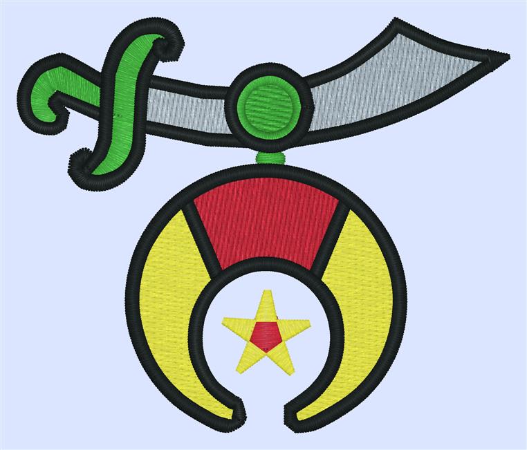 Shriner Embroidery #795 (image for) Shriner Embroidery #795
